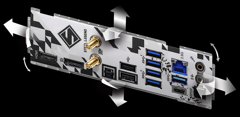 Flexible Integrated IO Shield